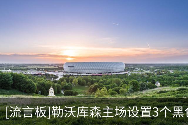 [流言板]勒沃库森主场设置3个黑色纪念座位，用于追思已故球迷和朋友